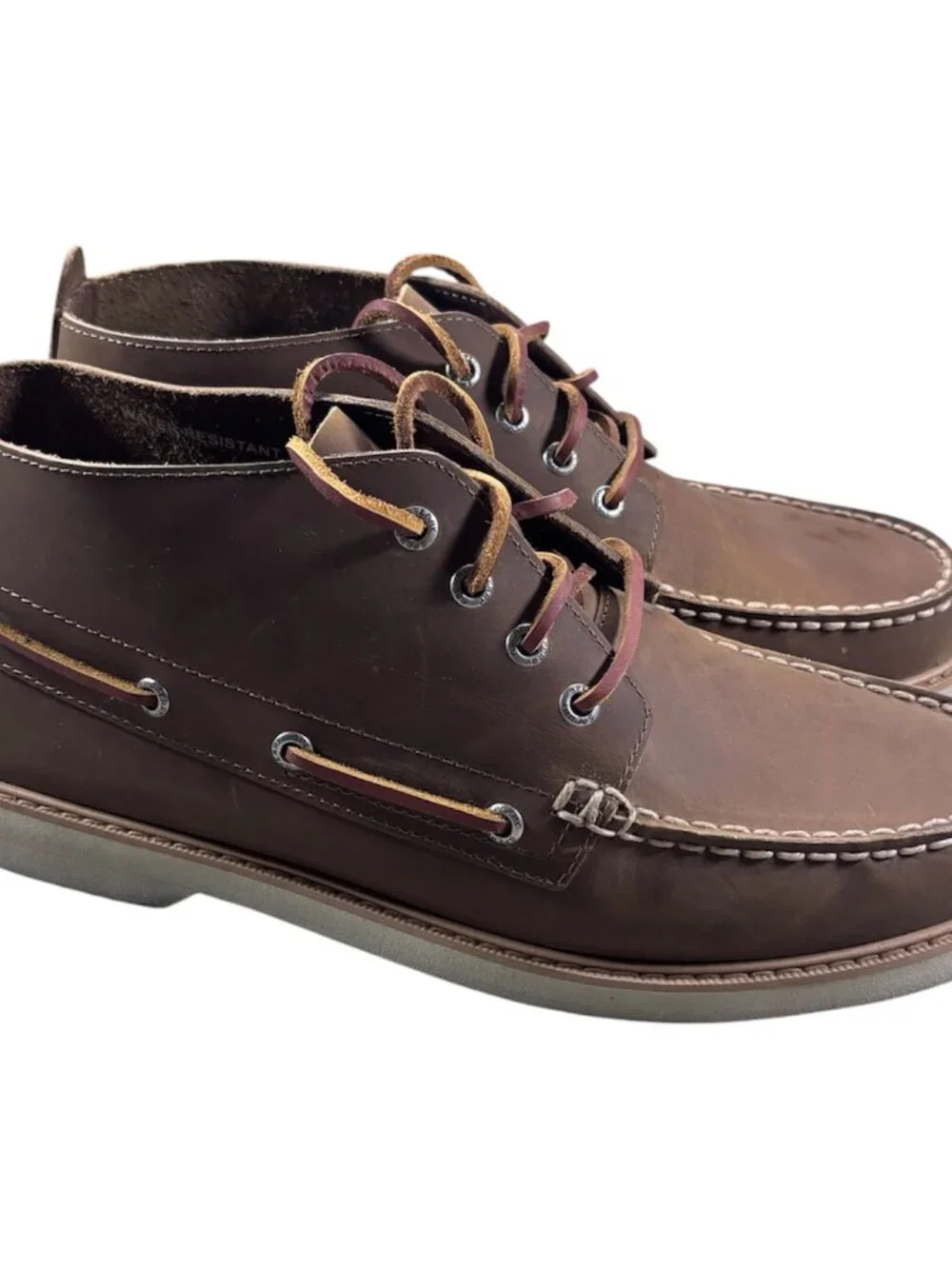Sperry Men's Authentic Original Double Sole Chukka Leather Boots Shoe Size 11.5